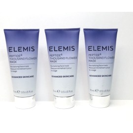 ELEMIS PEPTIDE4 THOUSAND FLOWER MASK 0.5 OZ TRAVEL SIZE *LOT OF 3*