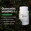 Just Glow Quercetin 500mg 120 Vegan Capsules - Antioxidant Supplement