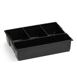 L-BOXX Small Parts Insert 4 Compartments Perfect Fit Organiser for L-BOXX 136 and LS-BOXX 306 Robust Plastic 4 Fixed Compartments Ideal for Screws, Nuts and Dowels