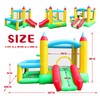 WELLFUNTIME Inflatable Bounce House with Slide, Jumping Castle with Blower