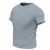 Genuine Striped Short Sleeved T-Shirt Top Cotton Sailor Shirt Original