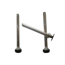 1 Pair Quick Release AXLES for Wheelchairs-Big Round Black Button.