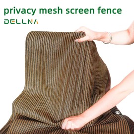 Dellna Privacy Screen Garden, 2x5 m HDPE Privacy Netting with Reinforced Grommets, UV Protection, Garden Screening Includes Cable Ties, Tear-Resistant for Gardens, Patio, Pool