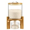 Vuinop Rice Dispenser, Rice Storage Container：Flour and Cereal Container with