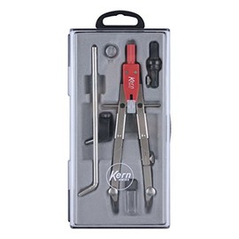 C4589A Compass with Lever Mechanism, Brass, 6 Piece Set