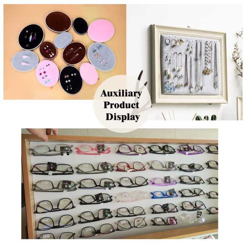 20 Pcs Self Adhesive Velvet Flocking Liner Sheet for Jewelry