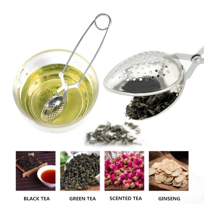 Zaloife Brewing Spoon, Tea Strainer Spoon, Stainless Steel, Tea Infuser