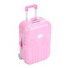 JTLB Baby Suitcase Toy Cute Plastic Rolling Suitcase Mini Luggage