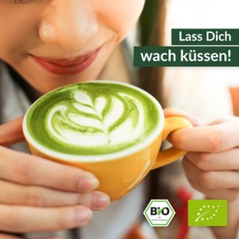100g BIO Matcha PREMIUM, 100% Matcha-Tee ohne Zusätze, nach traditioneller Art in Steinmühlen gemahlen, Matcha-Pulver (100g)