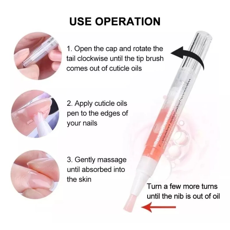 KFMX Aceite Para Cutícula Plumón Hidratante Y Revitalizador Uñas