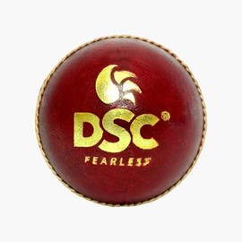DSC Club Match Leather Ball | Color: Red | Size: Standard | Material: Leather | For Men & Boys | Lightweight and Durable | Long Lasting Performance | Hand Stitched
