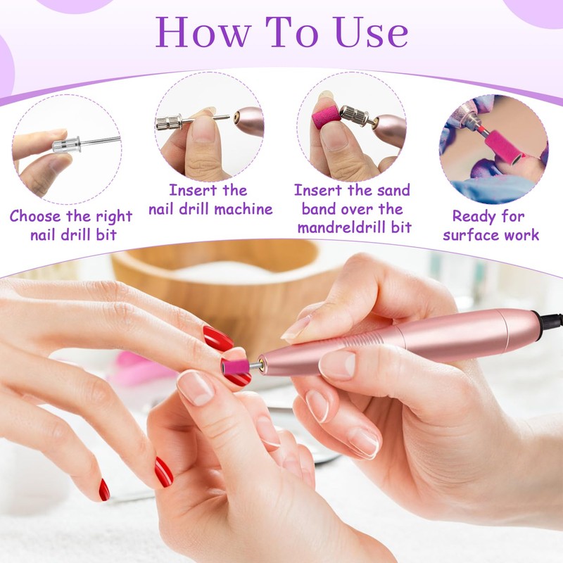 Sanding Caps Nail Cutter 180 Grit Nail Cutter Sanding Sleeves
