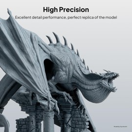 ELEGOO ABS Like 3.0 8K Resin, 3D Printer Resina Space Grey 3000g