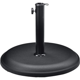 Global Industrial Concrete Umbrella Base, 33 Lb., Black