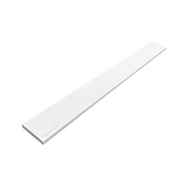 Threshold.Shop Super White Engineered Marble Threshold for Shower Curb, Bathroom Vanity Backsplash, Window Sill, Door Transitions (5" x 30")