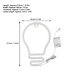 Bulb Shape Neon Light LED Sign for Wall Decor Party