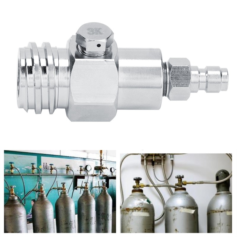 TR21-4 External CO2 Tank Adapter Connector with 3K Burst Disk