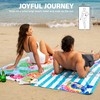 Winthome Beach Towel on Both Sides, Large Beach Towel, 180