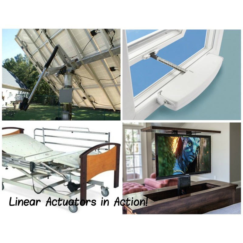 Firgelli Automations 24" Stroke Light Duty Linear Actuator 200 lbs