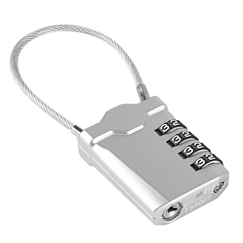 TSA Accepted Resettable 4 Digit Lock Travel Luggage Suitcase Code