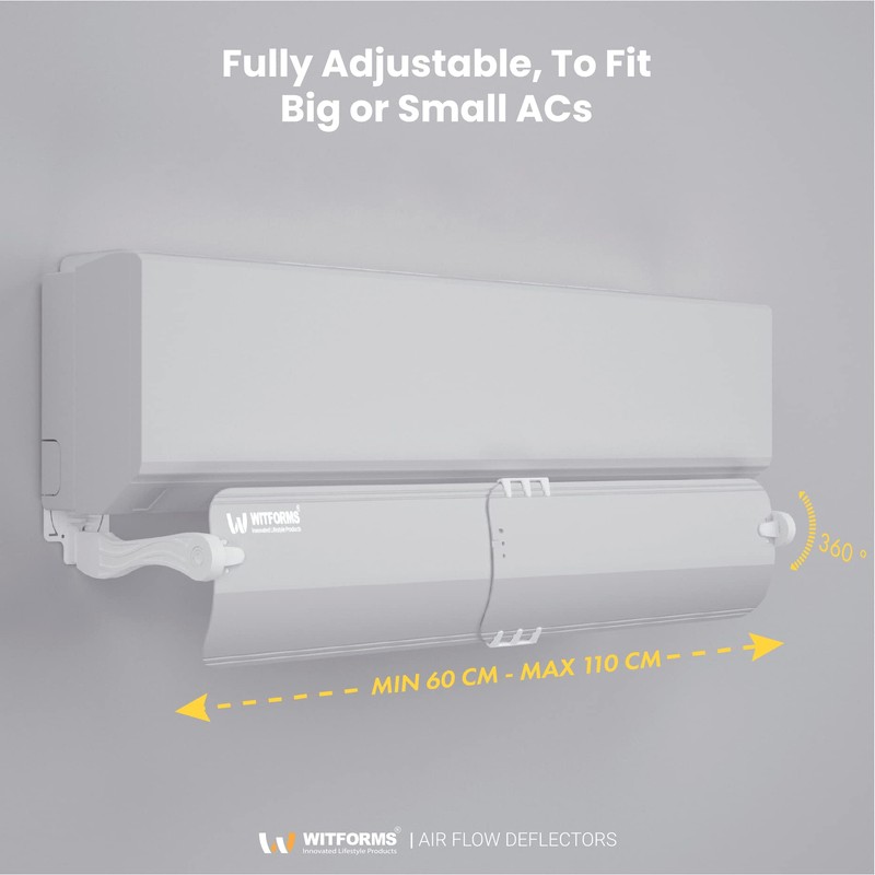 WITFORMS/PREMIUM - Adjustable AC air deflector suitable for split air