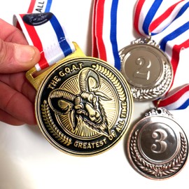 We Da Goat The Goat Medal Award Medal (Goat Medal Bundle)