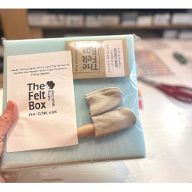 Needle Felting Starter Kit (no Wool) The Felt Box ®: Mat Needle Holder Finger Protectors Felting Needles