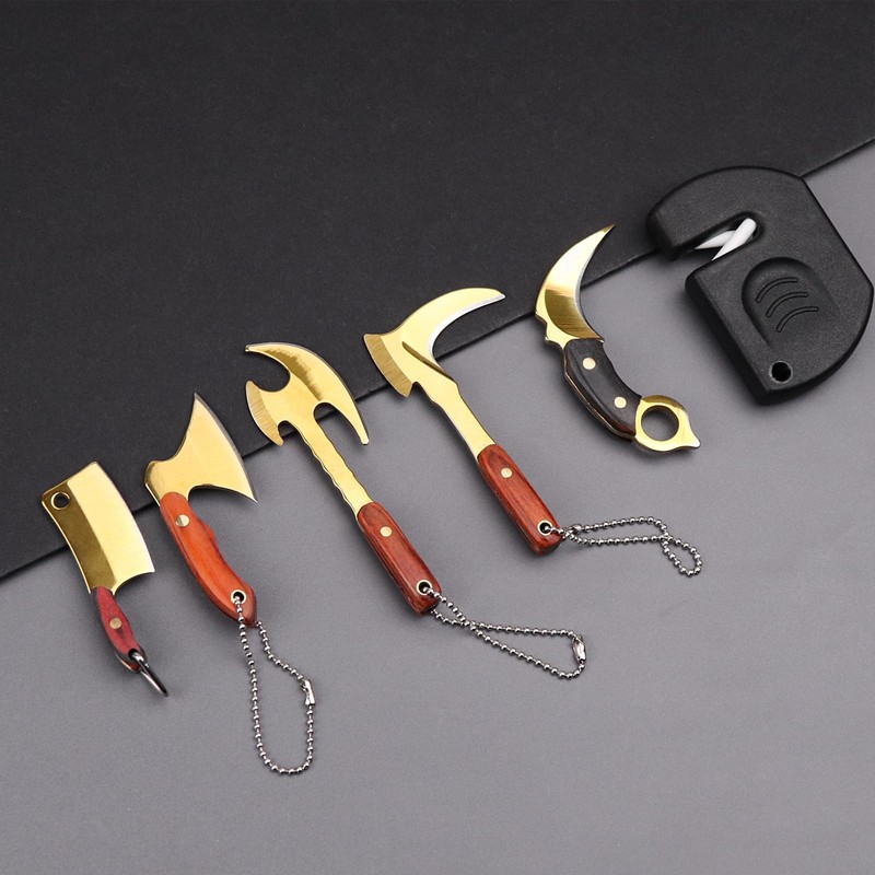 Ruksifg Mini Knife Set Tiny Knife EDC Knife for Package