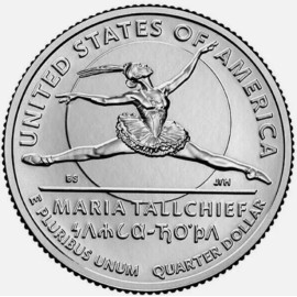 2023 S   American Women Quarters - Maria Tallchief - UNC - US Mint - 1 coin