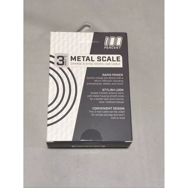 Unbranded Metal Scale - Charge and Sync Micro- USB Cable