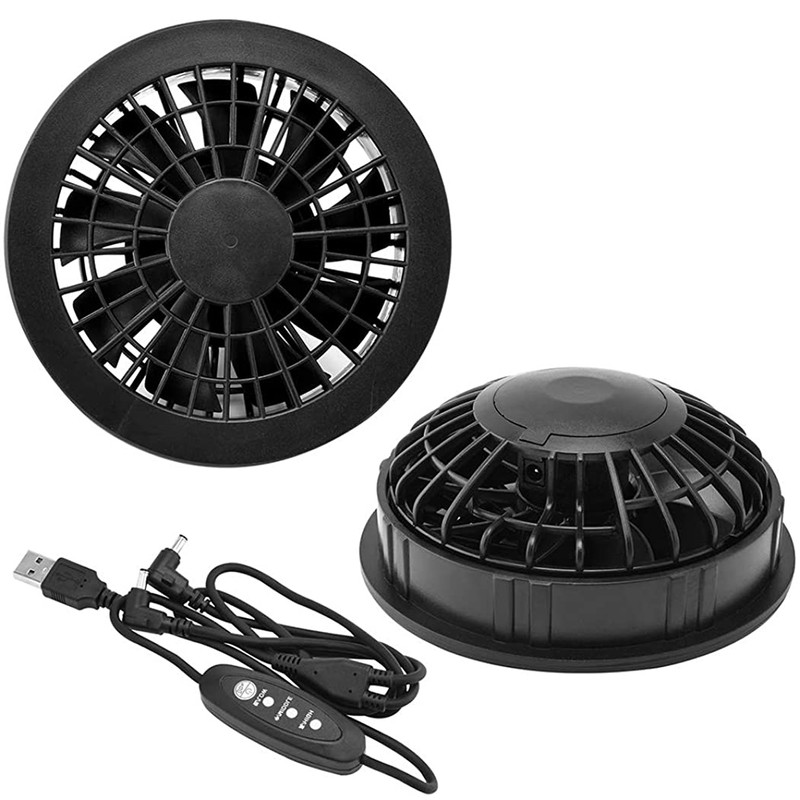 2 Fan for Air Conditioner Clothes Vest Replaceable Fan with