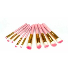 JOSC Brocha Kabuki 10 Piezas Maquillaje