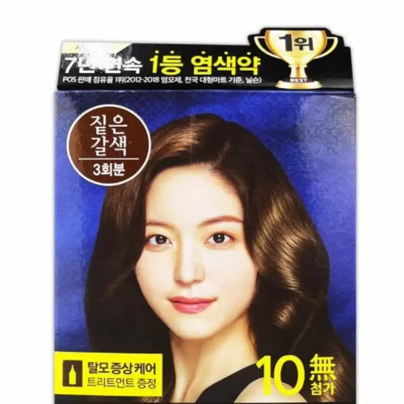 Lien 쑤니상점 리엔 흑모비책 짙은갈색 3회분 헤어염색크림 Sunny Store Lien