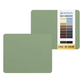 KING MOUNTAIN Canvas Repair Patch 9 x11 Inch 2 Pcs Self-Adhesive Waterproof Fabric Patch for Sofas, Tents, Furniture,Tote Bags, Car Seats (Grass Green)
