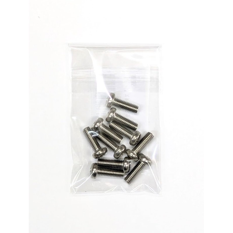[M5x15] Stainless Steel Pan Head Machine Screws (10 pcs)
