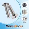 MewuDecor 1/4-20 x 5/8" Truss Head Machine Screws, Full Thread,