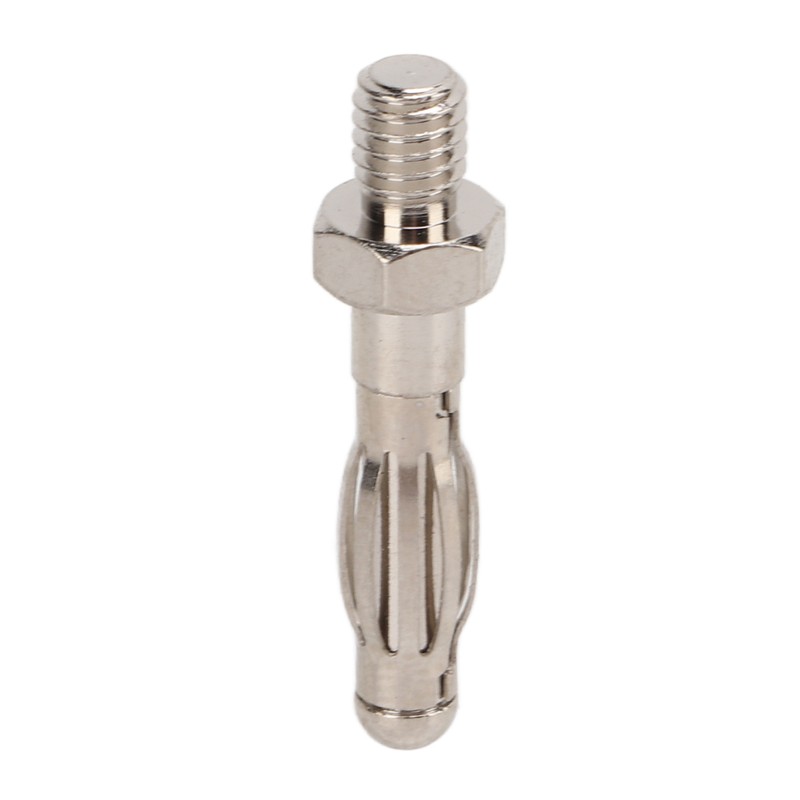 50Pcs Banana Plugs Hex Thread High Accuracy Good Transmission Performance