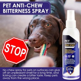 LFJUNW No Chew Spray for Dogs & Cats, 175ML - Bitter Apple Spray for Dogs to Stop Chewing, Effective Dog Deterrent Spray for Carpet Furniture, Anti Chew Spray for Puppies Indoor & Outdoor Safe Purple
