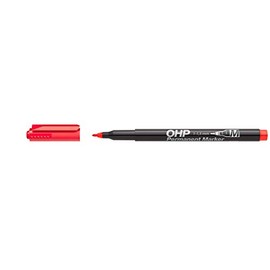 ICO PermanentT Marker M Red Pack of 10 in a Paper Box