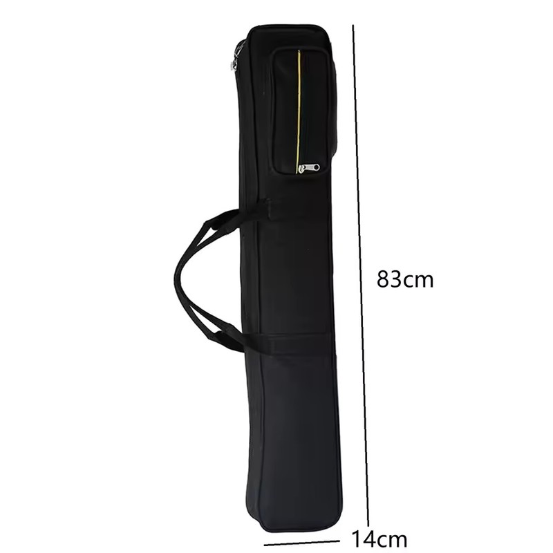 3x4 Soft Pool Cue Case for 1/2 Snooker Cues, Oxford