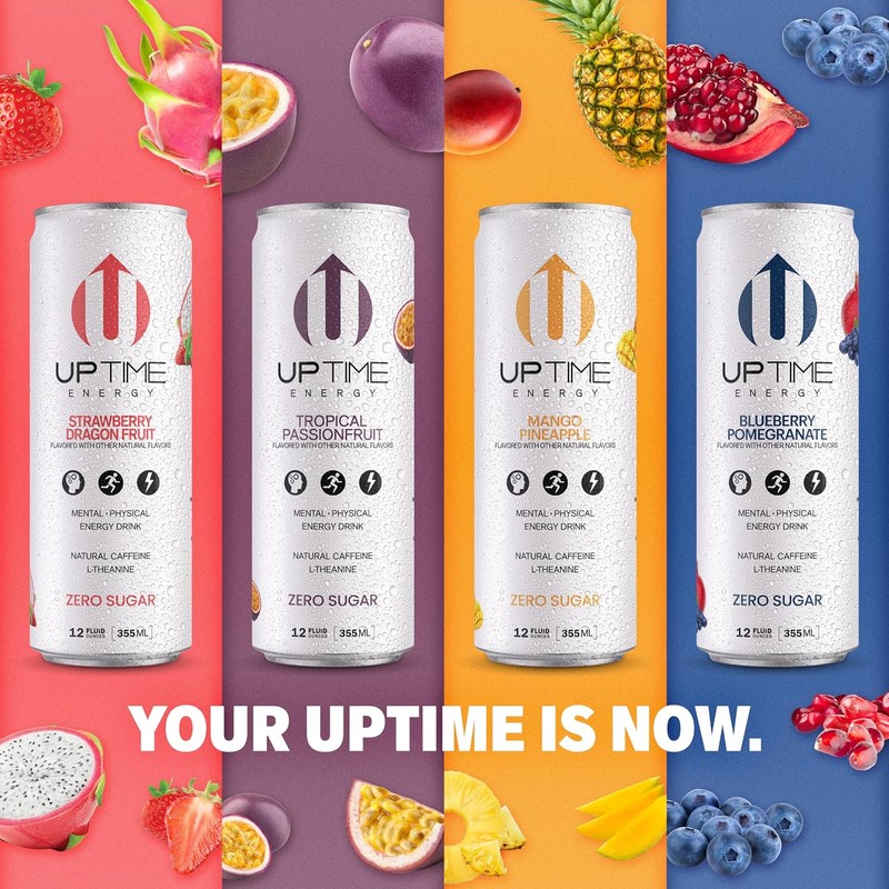 UPTIME bebidas energéticas sin azúcar