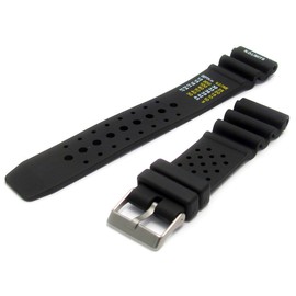ND Limits High-Grade Polyurethane SCUBA Divers Watch Strap 20mm Black