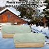 iBamso Protective Cover for Winter Plants, Rectangular Frost Protection for