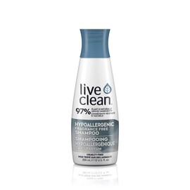 Live Clean Shampoo, Hypoallergenic Sensitive, 350 mL (Packaging May Vary)