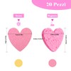 Scettar 20 Pieces Facial Cleansing Sponges Compressed Face Sponges Heart