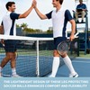 Shin Pads,Football Guards Soccer Hockey Soft Honeycomb Sleeves Adult White