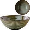 Mino Pottery Mino Ware Kiln Hen Sendan Noodle Bowl, Gray