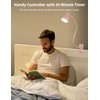BOHON Cute Desk Lamp with Clamp 10W 38 LED Clip