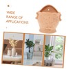 KONTONTY Chlorophytum Flower Pot Wall Hanging Planter Modern Wall-Mounted Flowerpot