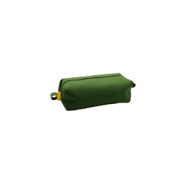 Versatile Toiletry Bag / Everyday Organiser - Unisex, Compact & Water Resistant - Ideal for Grooming, Cosmetics, Tech & Travel (Rich Black) (Green)